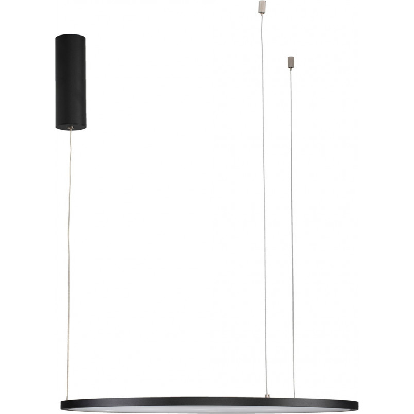 Lampa wisząca nowoczesna okrągła Cirkel LED 60cm czarna
