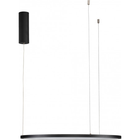 Lampa wisząca nowoczesna okrągła Cirkel LED 60cm czarna