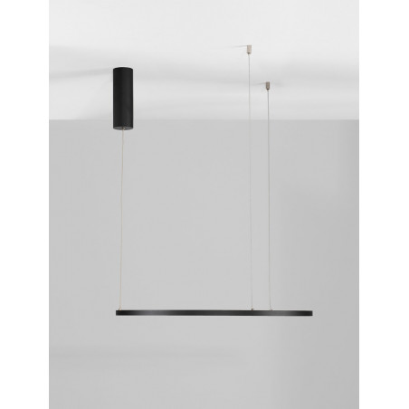 Lampa wisząca nowoczesna okrągła Cirkel LED 60cm czarna