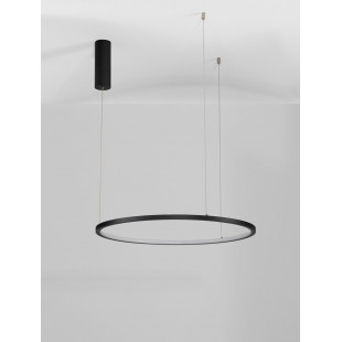 Lampa wisząca nowoczesna okrągła Cirkel LED 60cm czarna
