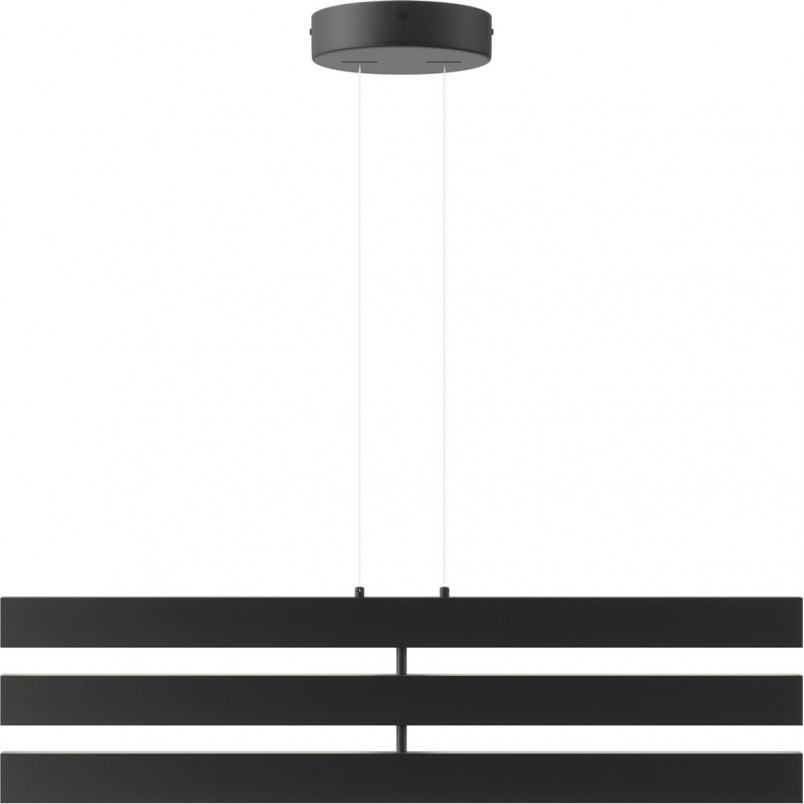 Lampa wisząca nowoczesna Origami LED 80cm czarna Maytoni