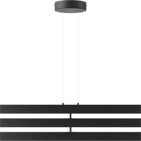 Lampa wisząca nowoczesna Origami LED 80cm czarna Maytoni