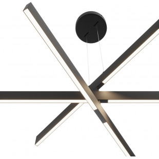 Lampa wisząca nowoczesna Origami LED 80cm czarna Maytoni