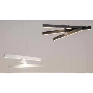 Lampa wisząca nowoczesna Origami LED 80cm czarna Maytoni