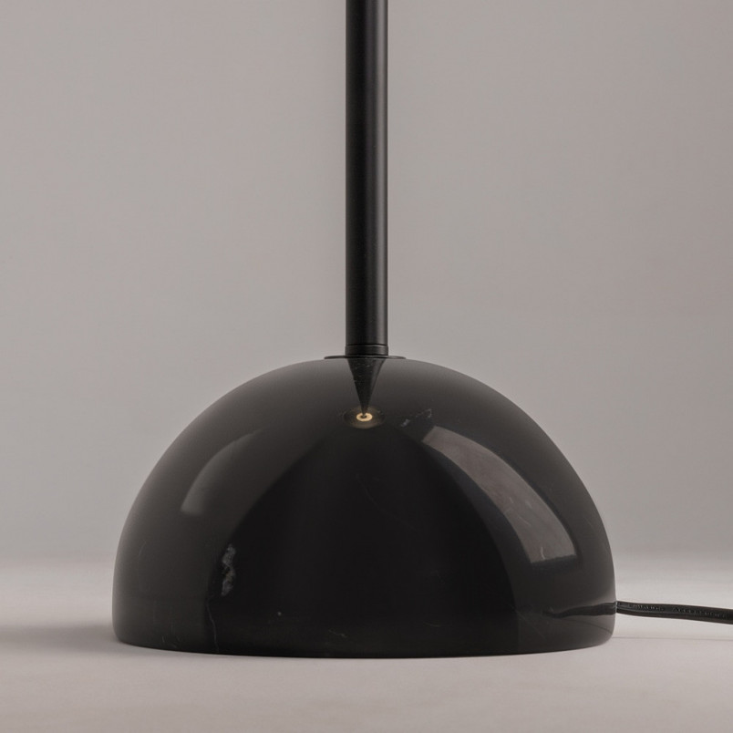 Lampa podłogowa szklana designerska Memory przeźroczysty / czarny Maytoni