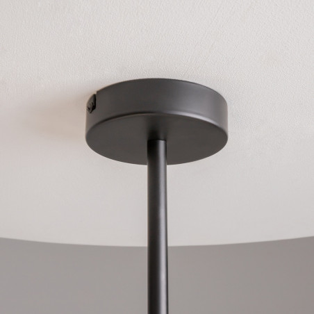 Lampa sufitowa szklana designerska Memory IV 90,6cm przeźroczysty / czarny Maytoni