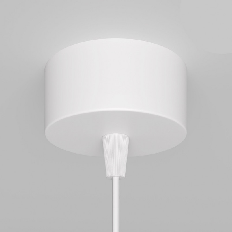 Lampa wisząca tuba Lipari 6cm H40cm biało-złota Maytoni