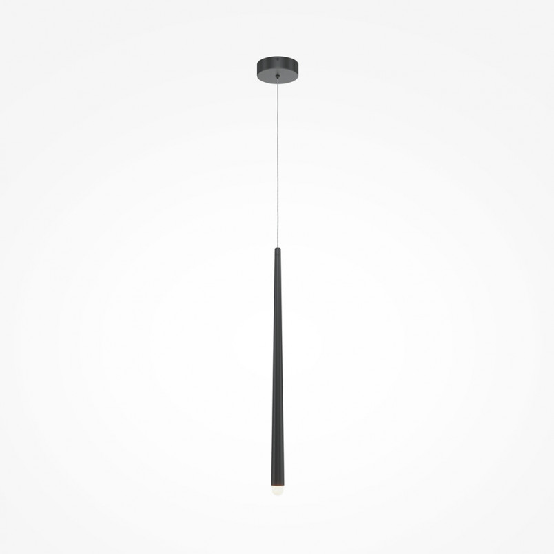 Lampa wisząca Cascade LED 3,5cm H82,5cm czarna Maytoni