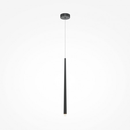 Lampa wisząca Cascade LED 3,5cm H82,5cm czarna Maytoni