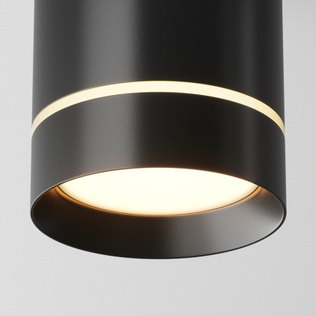 Lampa natynkowa spot Orlo LED 3000K 8cm czarna Maytoni