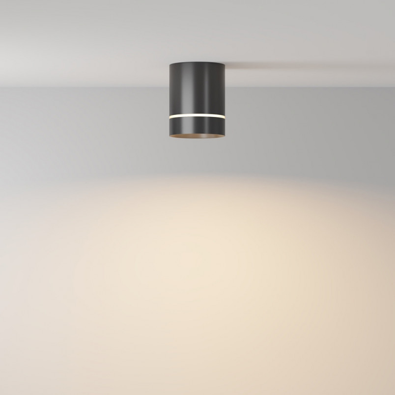 Lampa natynkowa spot Orlo LED 3000K 8cm czarna Maytoni
