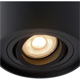 Lampa Spot tuba Tube Okrągły Czarny marki Lucide