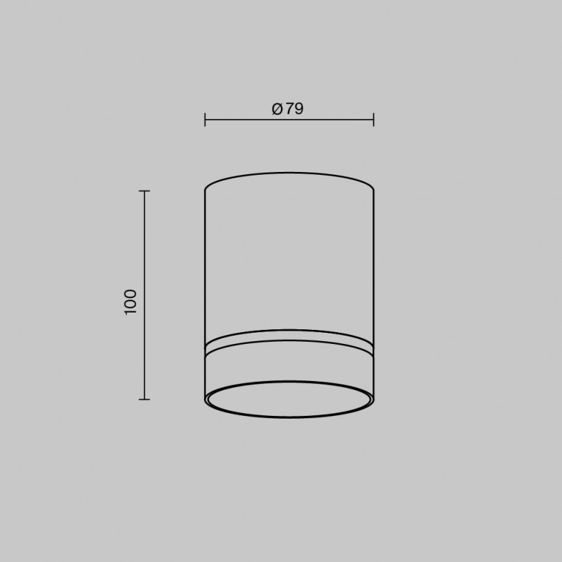 Lampa natynkowa spot Orlo LED 3000K 8cm biała Maytoni