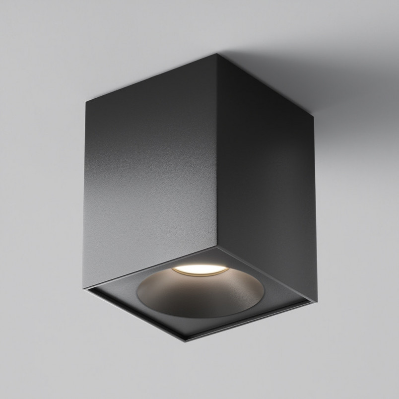 Lampa spot do łazienki Zoom GU10 9x9cm czarna Maytoni