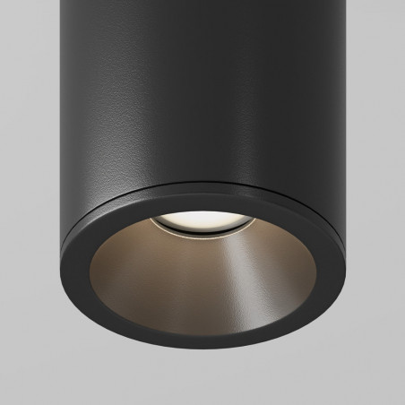 Lampa spot tuba łazienkowa Zoom GU10 6,5cm H10,5 czarna Maytoni