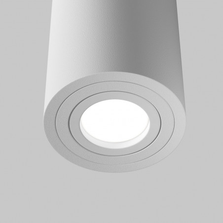 Lampa spot tuba Atom 8,5cm biała Maytoni