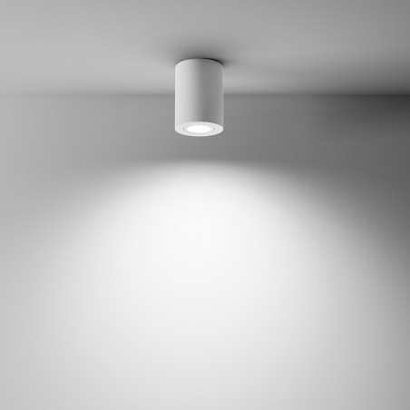 Lampa spot tuba Atom 8,5cm biała Maytoni