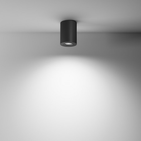 Lampa spot tuba Atom 8,5cm czarna Maytoni