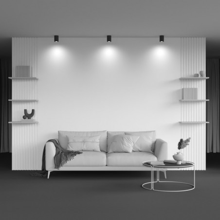 Lampa spot tuba Atom 8,5cm czarna Maytoni