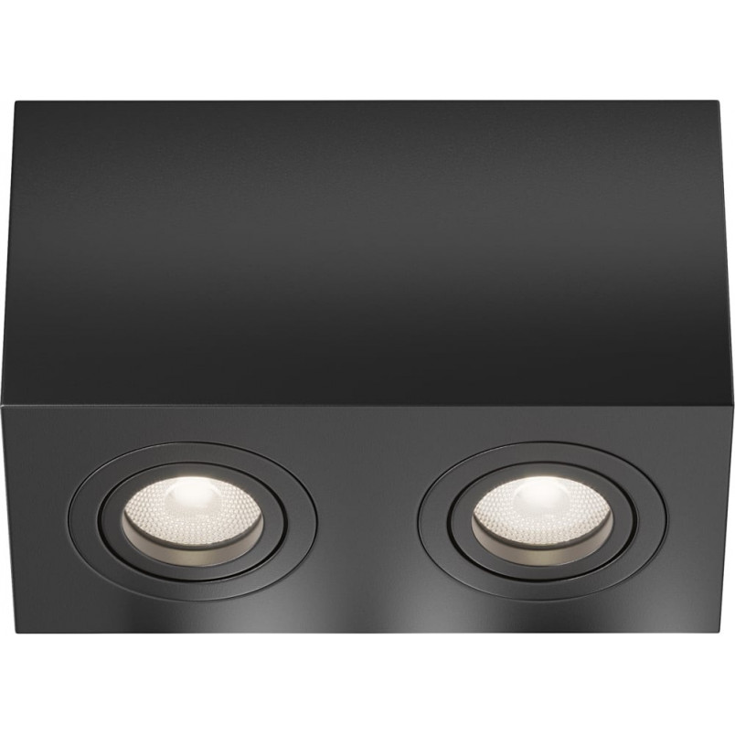 Lampa spot podwójna Atom 20x10cm czarna Maytoni