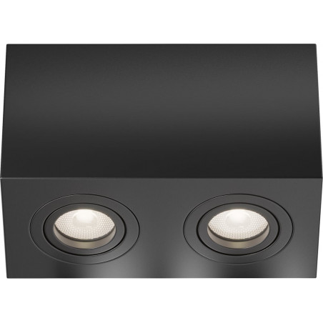 Lampa spot podwójna Atom 20x10cm czarna Maytoni