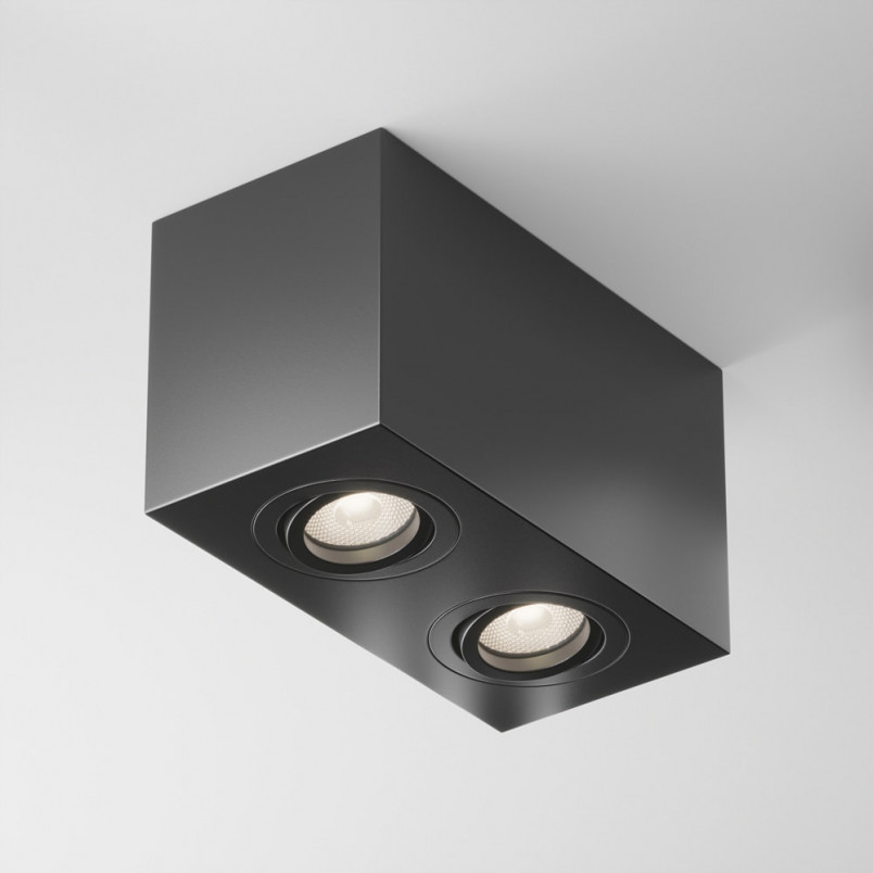 Lampa spot podwójna Atom 20x10cm czarna Maytoni