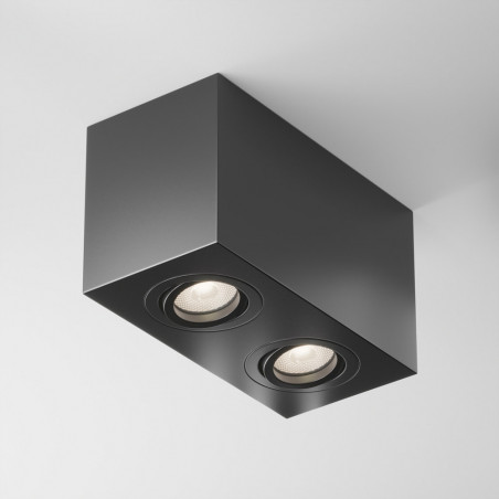 Lampa spot podwójna Atom 20x10cm czarna Maytoni