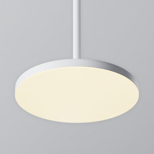 Lampa wisząca z płaskim kloszem Plato LED 3000K 18,5cm biała Maytoni