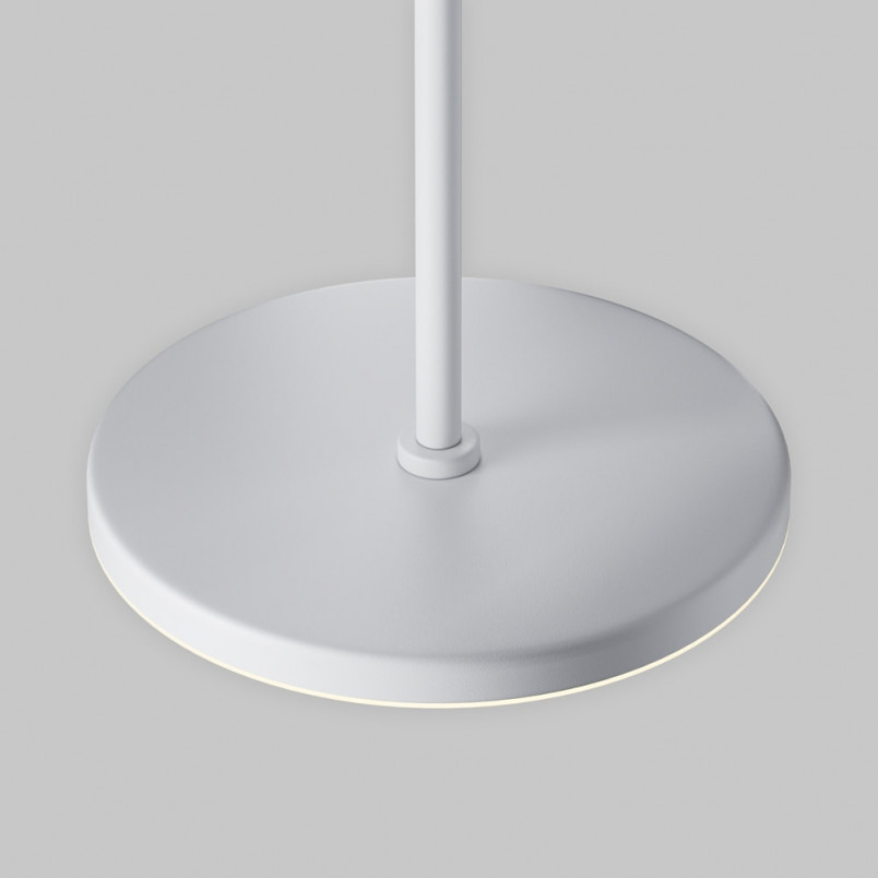 Lampa wisząca z płaskim kloszem Plato LED 3000K 18,5cm biała Maytoni