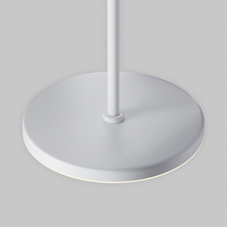Lampa wisząca z płaskim kloszem Plato LED 3000K 18,5cm biała Maytoni