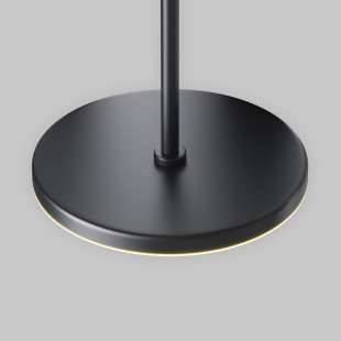 Lampa wisząca z płaskim kloszem Plato LED 3000K 18,5cm czarna Maytoni