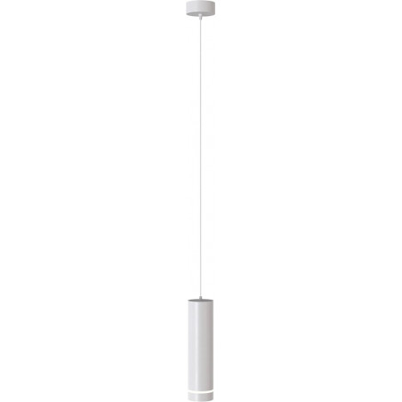 Lampa wisząca tuba Orlo LED 4000K 8cm biała Maytoni