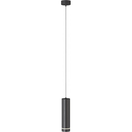 Lampa wisząca tuba Orlo LED 4000K 8cm czarna Maytoni