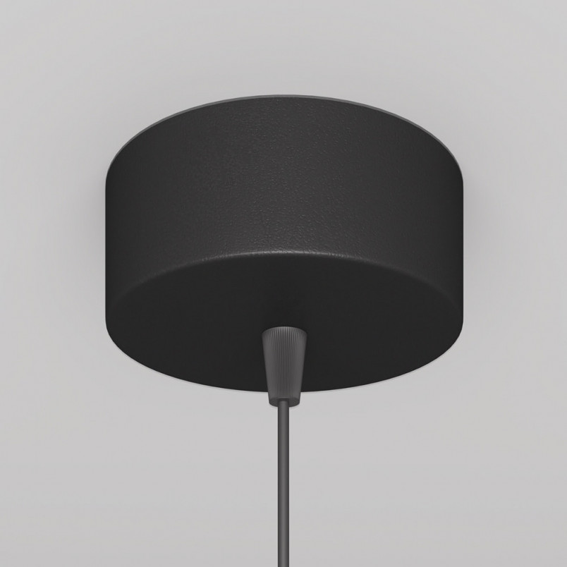 Lampa wisząca tuba Orlo LED 3000K 8cm czarna Maytoni