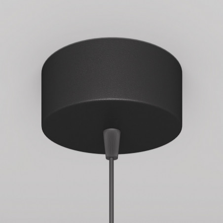 Lampa wisząca tuba Orlo LED 3000K 8cm czarna Maytoni