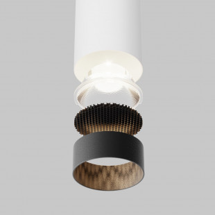 Lampa wisząca tuba Focus LED 4000K 5,2cm H30 biała Maytoni