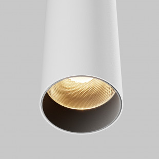 Lampa wisząca tuba Focus LED 3000K 5,2cm H30 biała Maytoni