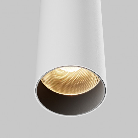 Lampa wisząca tuba Focus LED 3000K 5,2cm H30 biała Maytoni
