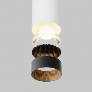 Lampa wisząca tuba Focus LED 3000K 5,2cm H30 biała Maytoni