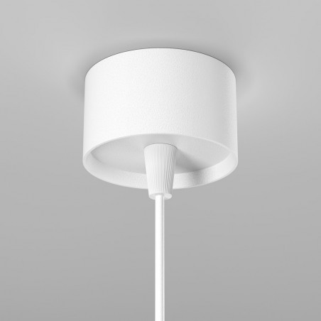 Lampa wisząca tuba Focus LED 3000K 5,2cm H30 biała Maytoni