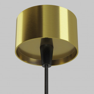 Lampa wisząca tuba Focus LED 3000K 5,2cm H30 mosiężna Maytoni