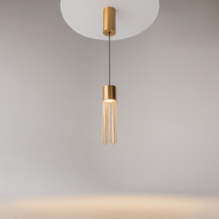 Lampa wisząca dekoracyjna glamour Imaginary LED 8cm złota Maytoni