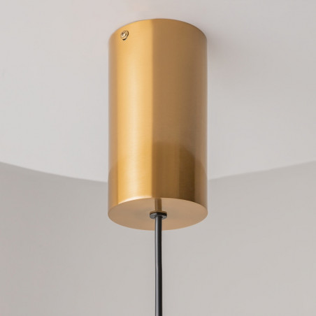 Lampa wisząca dekoracyjna glamour Imaginary LED 8cm złota Maytoni