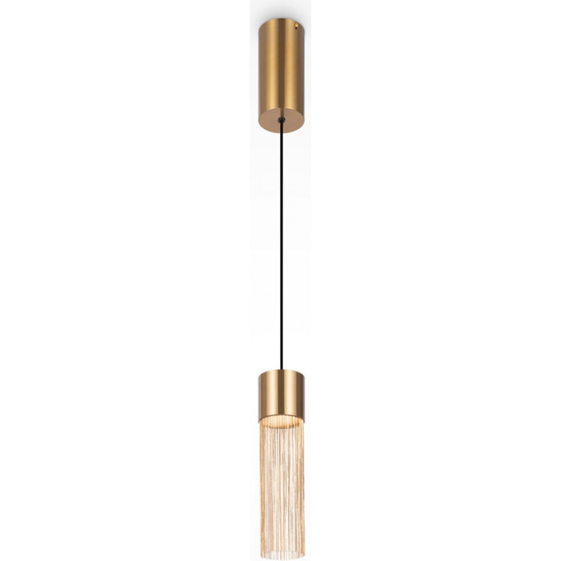 Lampa wisząca dekoracyjna glamour Imaginary LED 8cm złota Maytoni
