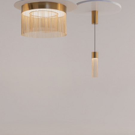 Plafon dekoracyjny glamour Imaginary LED 55cm złoty Maytoni