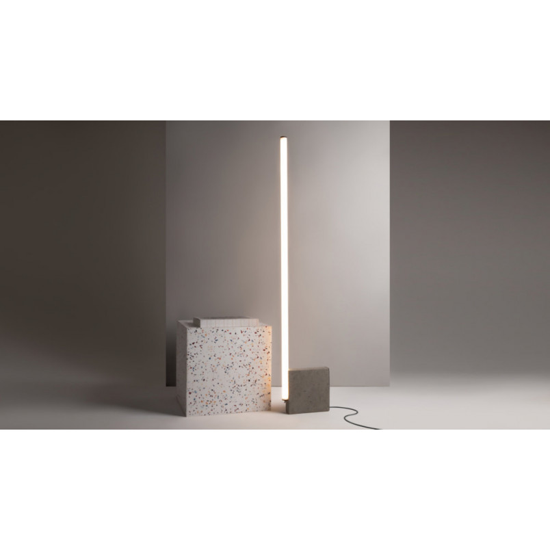 Lampa podłogowa na betonowej podstawie Solid LED 3000K 128,2cm Maytoni