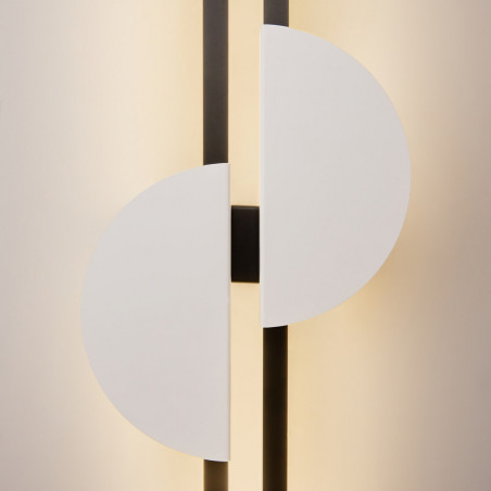 Kinkiet pionowy podwójny Skyline II LED H79cm 4000K czarno-biały Maytoni