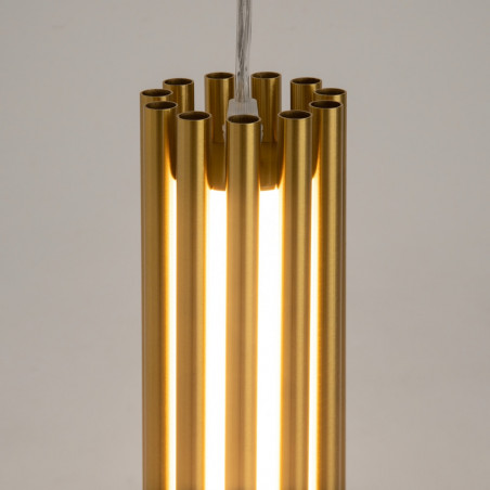 Lampa wisząca modern Sonata LED 8cm mosiężna Maytoni