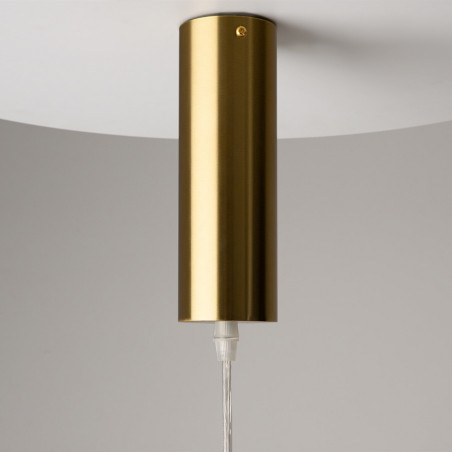 Lampa wisząca modern Sonata LED 8cm mosiężna Maytoni
