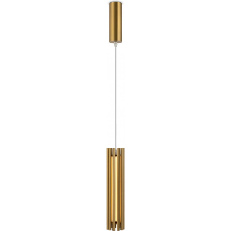 Lampa wisząca modern Sonata LED 8cm mosiężna Maytoni